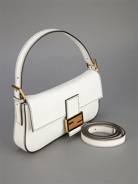 fendi bags white|fendi baguette white.